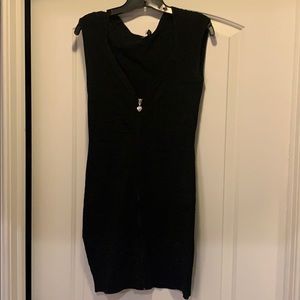 BEBE Black bandage dress